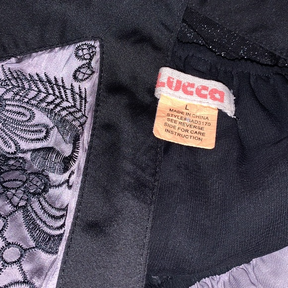 Lucca Couture Silk Blend Strappy Bra Style Deep-V Open-Back Empire Mini Dress - Picture 10 of 12